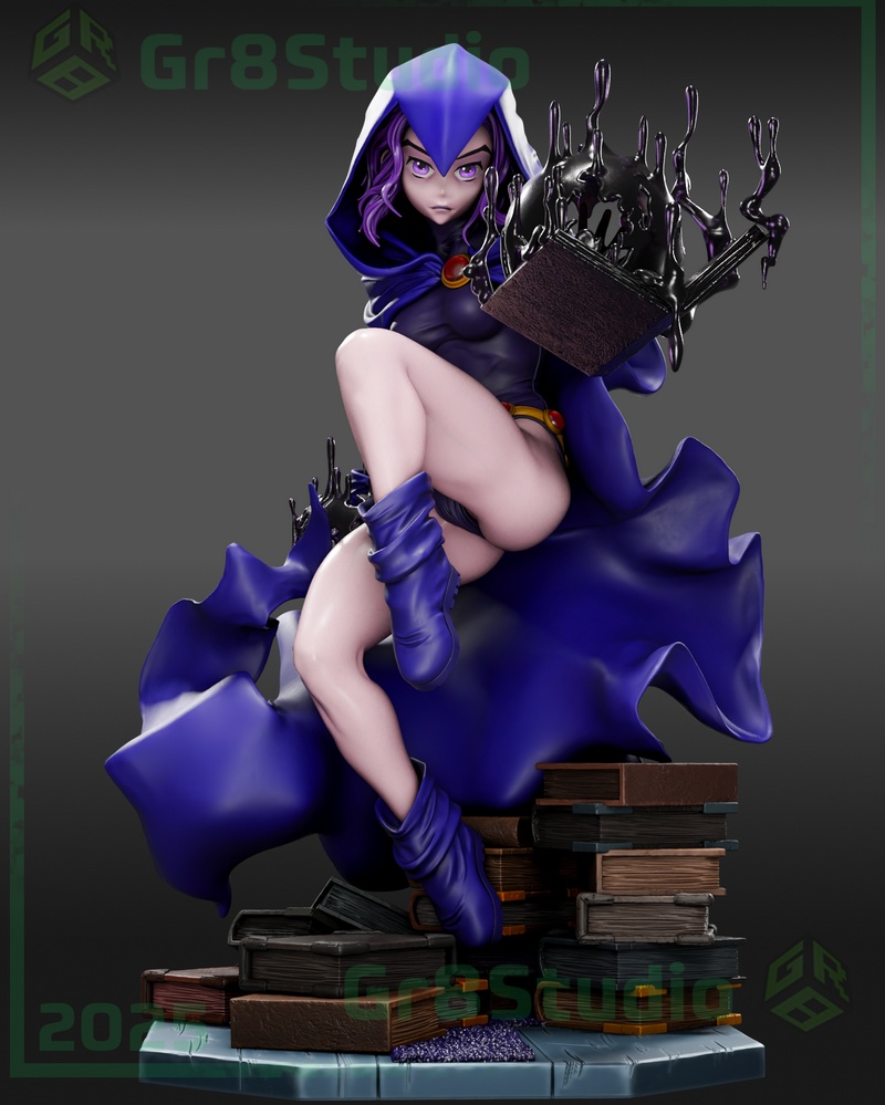 Gr8Tech - 雷文 - 3D打印模型|Gr8Tech – DC – Raven – 3D Print Model