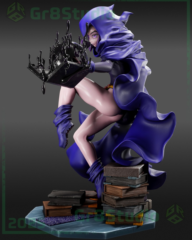 Gr8Tech - 雷文 - 3D打印模型|Gr8Tech – DC – Raven – 3D Print Model