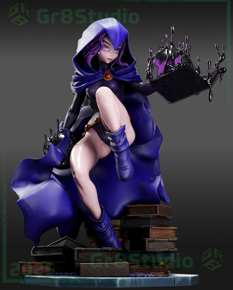 Gr8Tech - 雷文 - 3D打印模型|Gr8Tech – DC – Raven – 3D Print Model