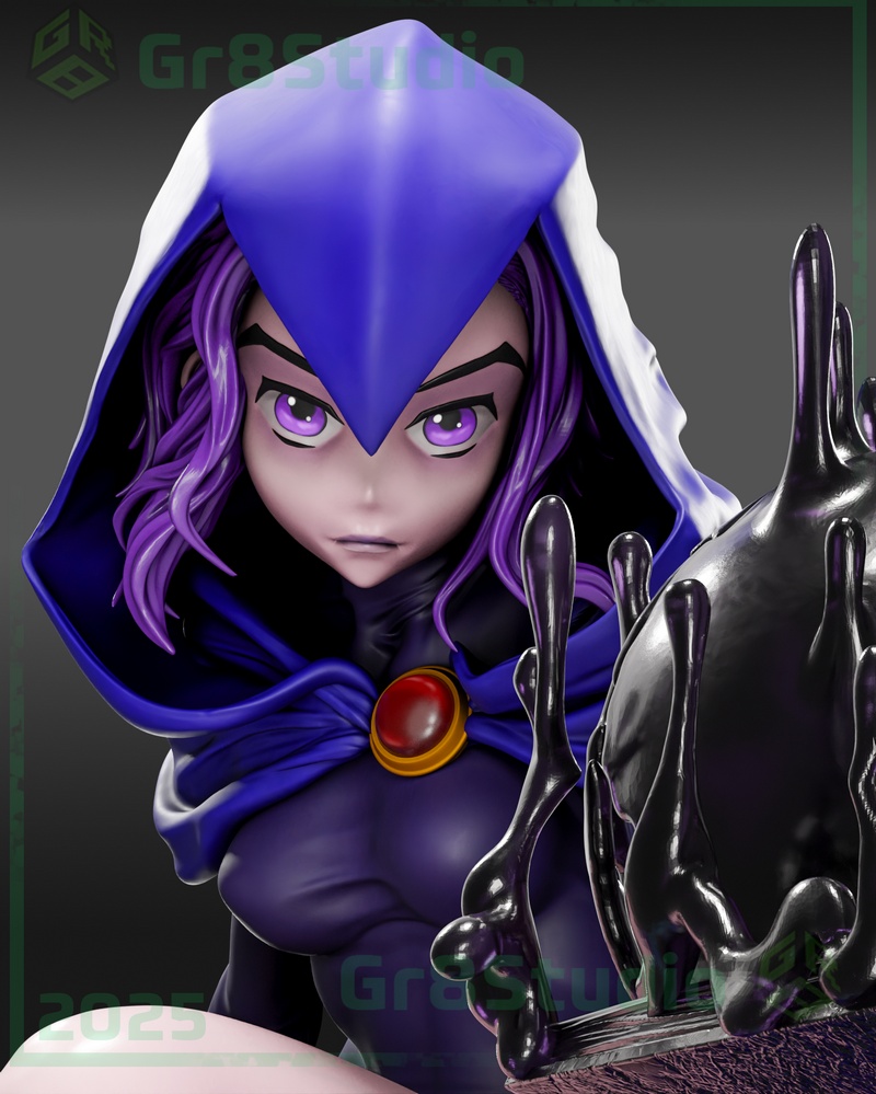 Gr8Tech - 雷文 - 3D打印模型|Gr8Tech – DC – Raven – 3D Print Model