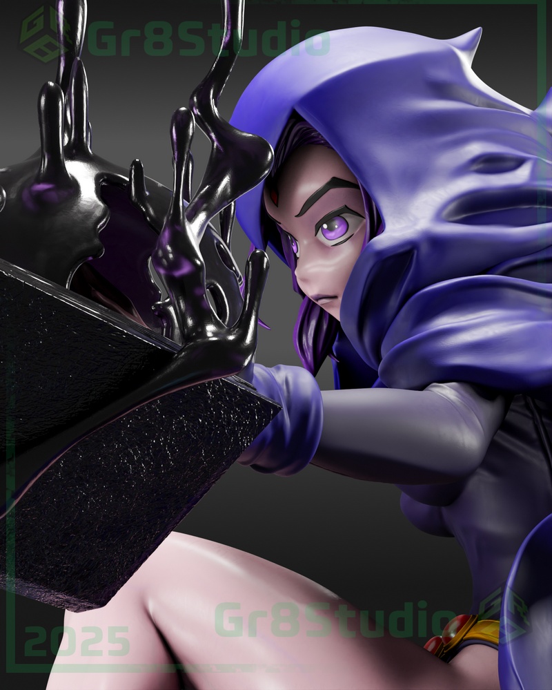 Gr8Tech - 雷文 - 3D打印模型|Gr8Tech – DC – Raven – 3D Print Model