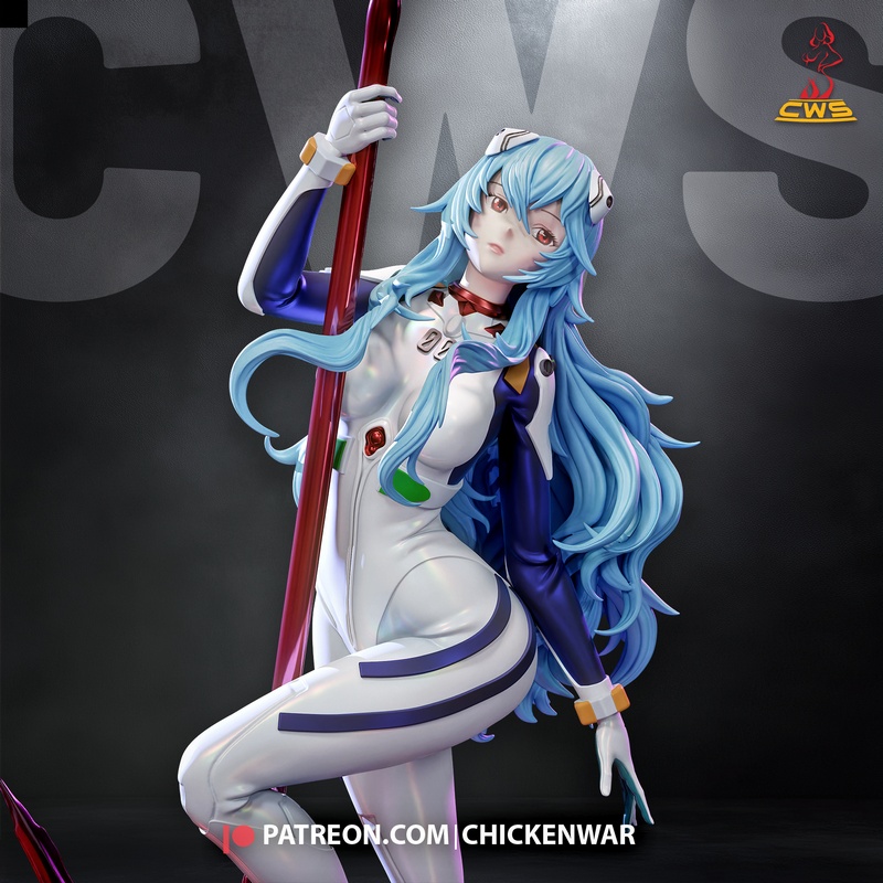 CW工作室 - 漫画《新世纪福音战士》 - 依文·艾尔兰米 3D打印模型|CW Studio – Evangelion – Rei Ayanami – 3D Print Model
