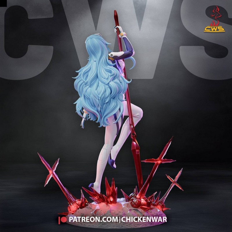 CW工作室 - 漫画《新世纪福音战士》 - 依文·艾尔兰米 3D打印模型|CW Studio – Evangelion – Rei Ayanami – 3D Print Model