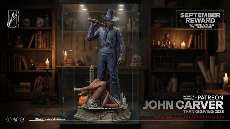 Julles模型制作 - John Carver印刷版 - 3D打印模型STL|Julles Modelado – John Carver Print ok – 3D Print Model STL