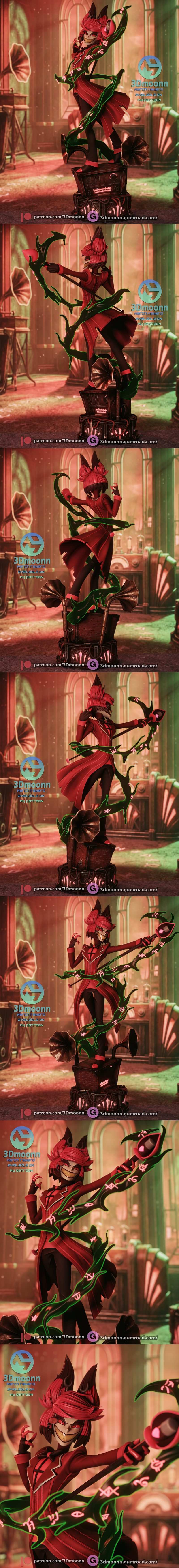 3D打印模型：Hazbin Hotel角色Alastor造型|3Dmoonn – Alastor – Hazbin Hotel – 3D Print Model STL