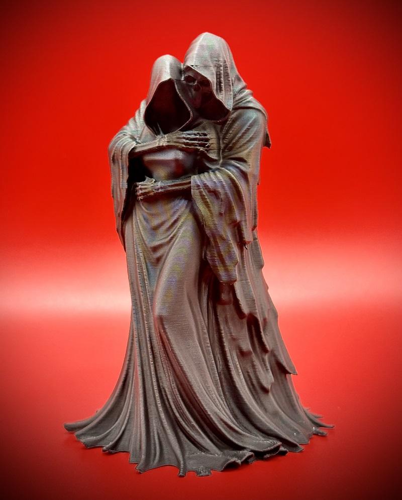 永别了，死神与暗皇后——3D打印模型|Till Death Do Us Part – Grim Reaper & Dark Empress – 3D Print Model STL
