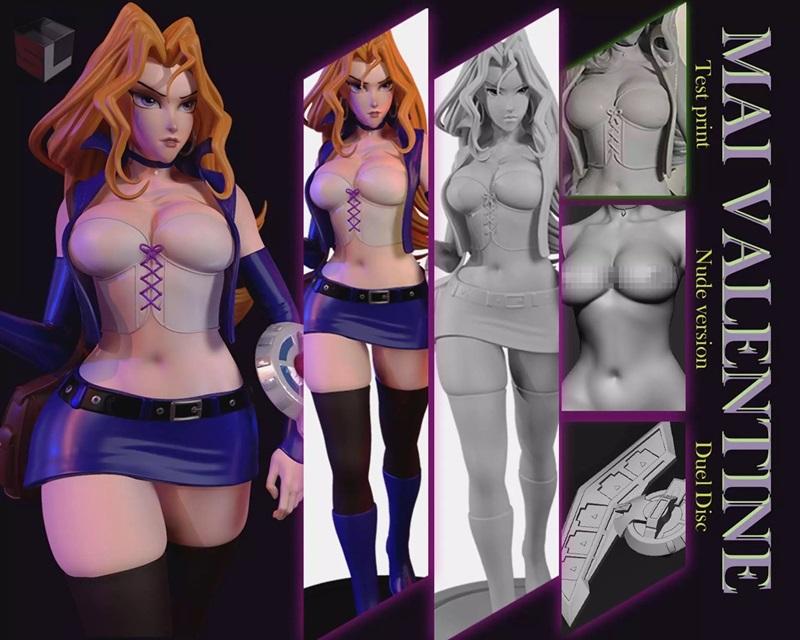 宝可梦 伊布 3D打印模型 STL|Yu-gi-oh Mai Valentine – 3D Print Model STL