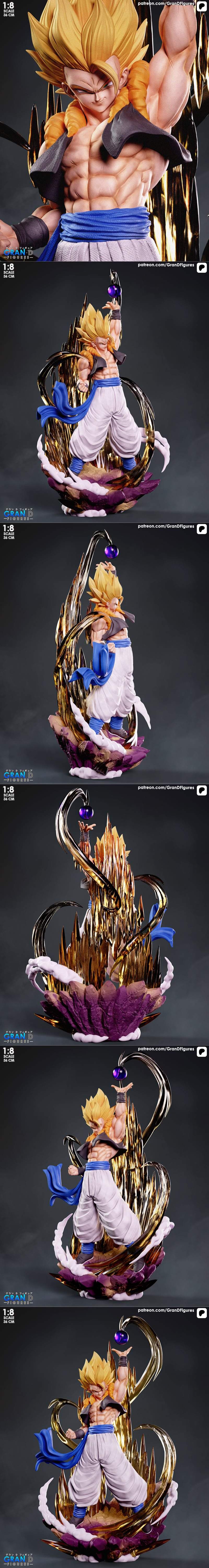 龙珠Z Gogeta 3D打印模型|Gran D. Figures – Gogeta – Dragon Ball Z – 3D Print Model STL