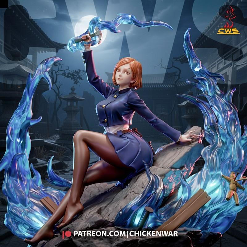 CW Studio - 咒术回战 - 野村桂崎 - 3D打印模型|CW Studio – Jujutsu Kaisen – Nobara Kugisaki – 3D Print Model STL