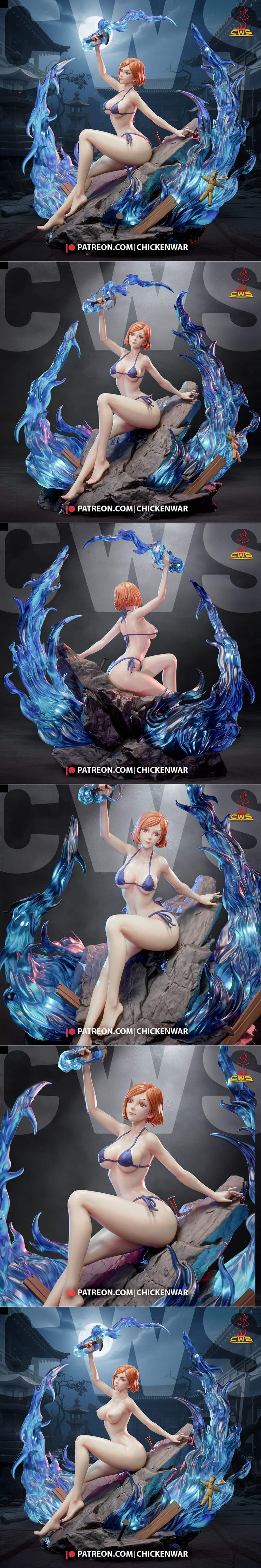 CW Studio - 咒术回战 - 野村桂崎 - 3D打印模型|CW Studio – Jujutsu Kaisen – Nobara Kugisaki – 3D Print Model STL