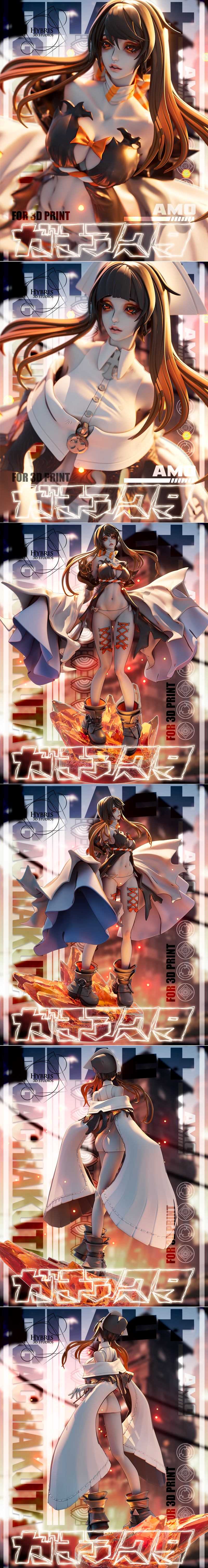 Hybris Studios旗下《Gachiakuta》收藏包中的“Amo”角色3D打印模型|Hybris Studios – Amo from Gachiakuta Collector Package – 3D Print Model STL