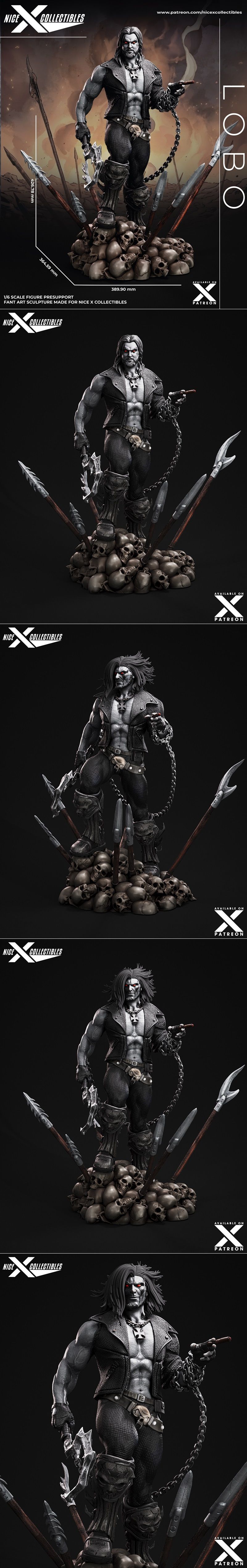 Nice X Collectibles - Lobo - 3D打印模型|Nice X Collectibles – Lobo – 3D Print Model STL