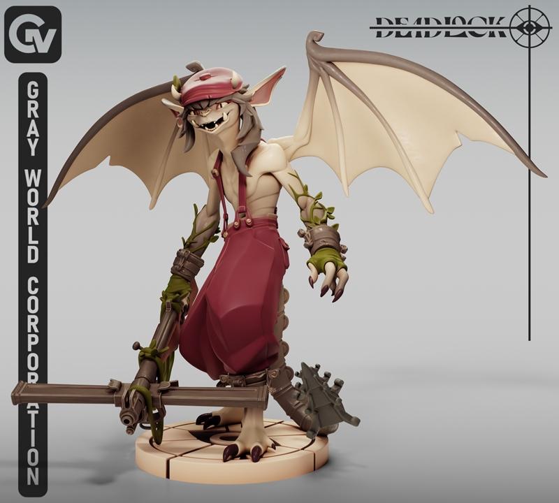 灰世界公司 - 爱薇 - 死局 3D打印模型|Gray World Corporation – Ivy – The Deadlock – 3D Print Model STL