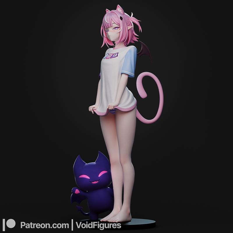 空灵图腾——卡米拉角色——3D打印模型|Void Figures – Camila Figure – 3D Print Model STL