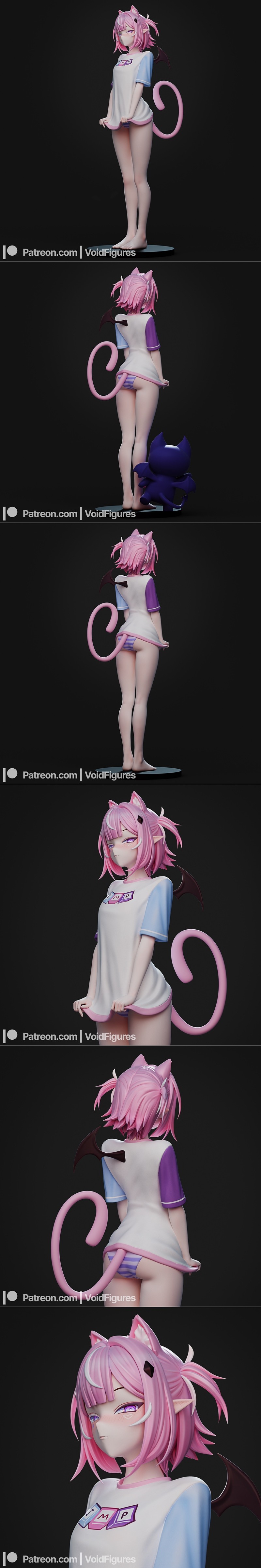 空灵图腾——卡米拉角色——3D打印模型|Void Figures – Camila Figure – 3D Print Model STL