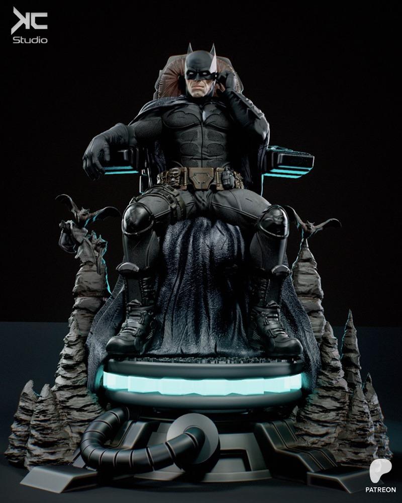 KcStudio - 蝙蝠侠 - 3D打印模型|KcStudio – Batman – 3D Print Model STL