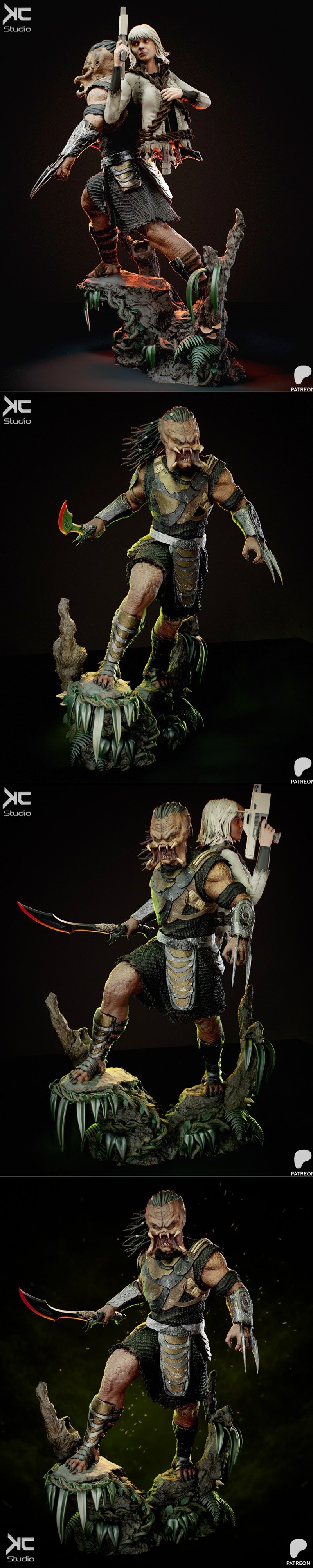 KcStudio - 预言者 - 3D打印模型|KcStudio – Predator – 3D Print Model STL