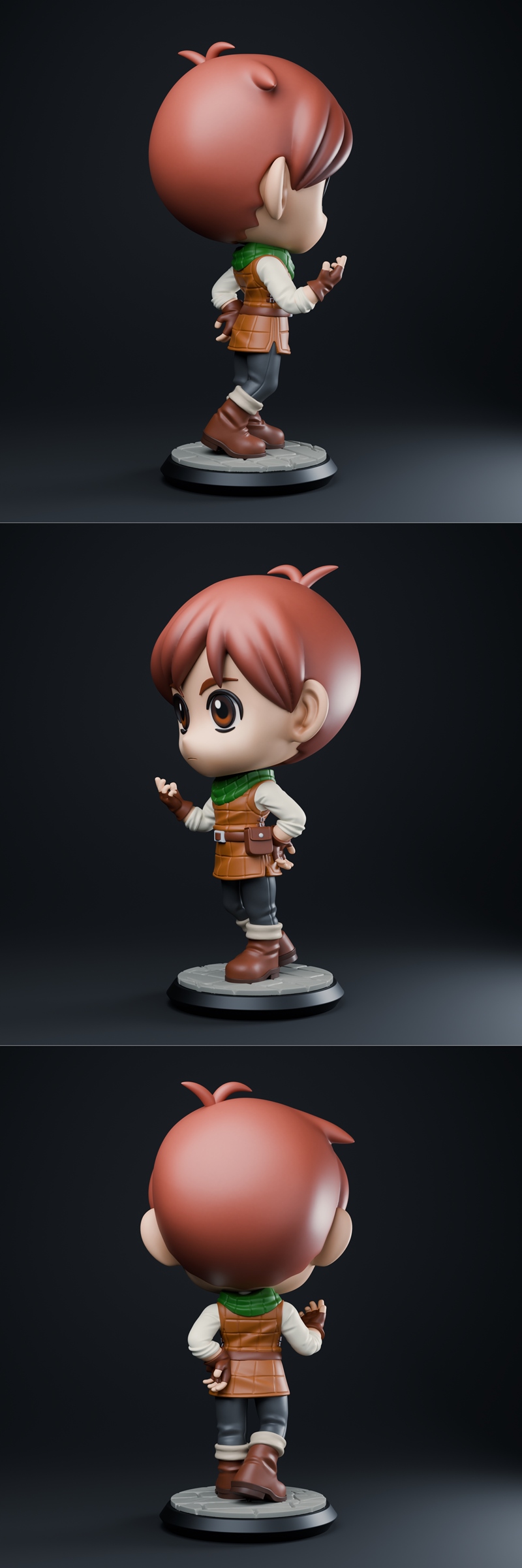 Chilchuk dungeon meshi 3D打印模型|Chibi Land Figures – Chilchuk – Dungeon Meshi – Chibi – 3D Print Model STL