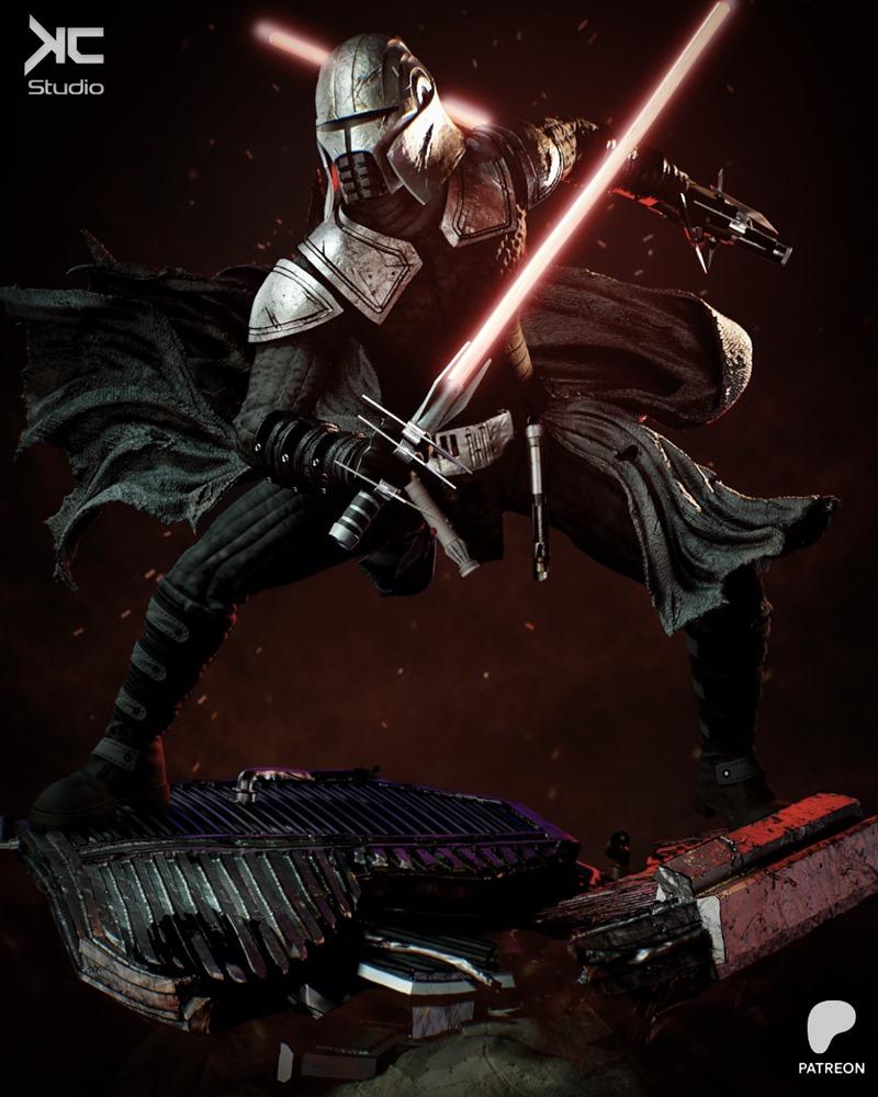 KcStudio – 斯塔克利尔 – 3D打印模型|KcStudio – Starkiller – 3D Print Model STL