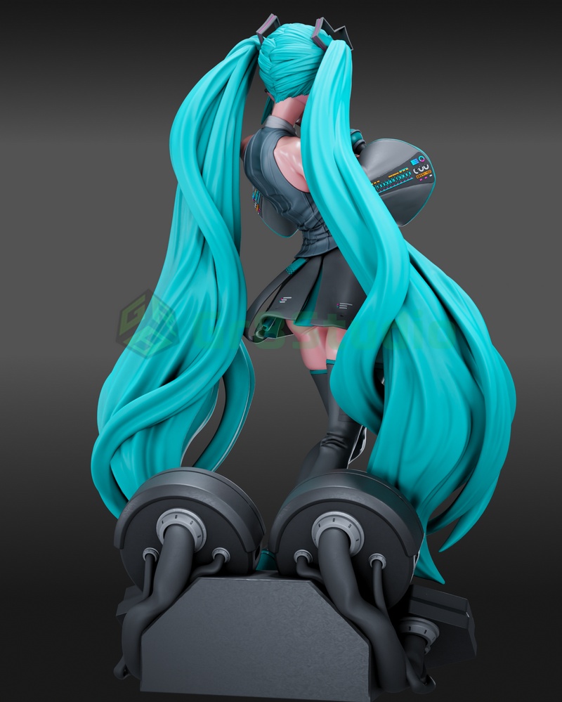 Gr8Tech - 乐高米米 V6 3D打印模型|Gr8Tech – Vocaloid – Hatsune Miku V6 – 3D Print Model