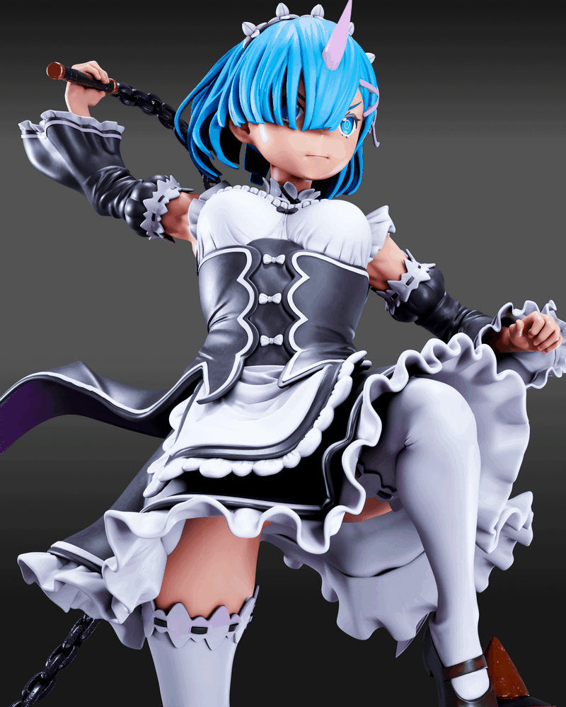 Gr8Tech – 《Re:Zero》角色3D打印模型|Gr8Tech – Re Zero – Rem – 3D Print Model