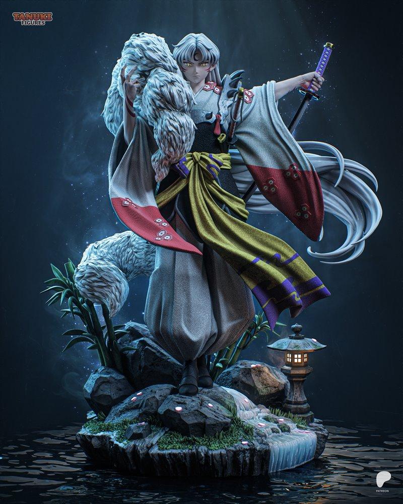Sesshomaru 3D打印模型|Tanuki Figures – Sesshomaru – 3D Print Model STL