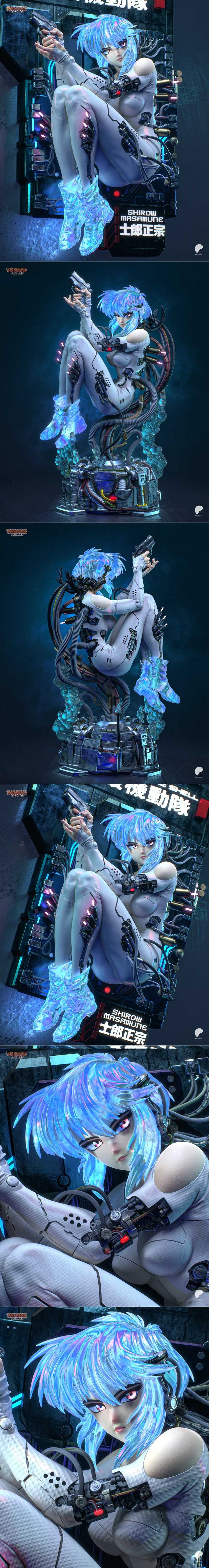 Tanuki角色模型3D打印文件|Tanuki Figures – Motoko – 3D Print Model STL