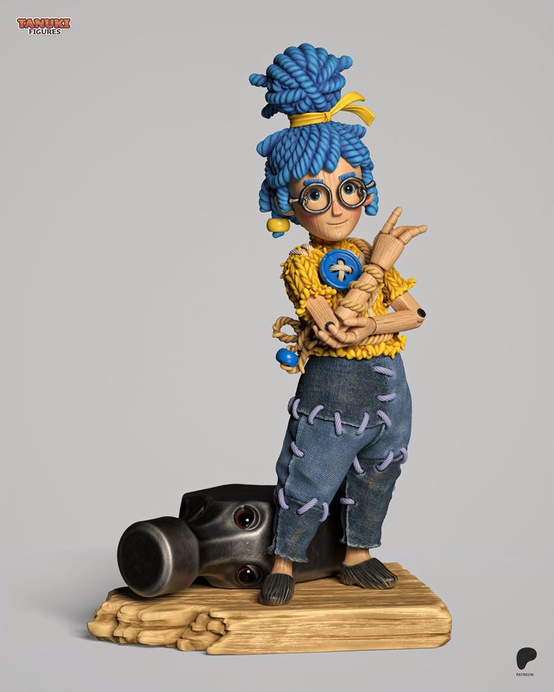 唐兔雕像 – 5月 – 3D打印模型STL|Tanuki Figures – May – 3D Print Model STL