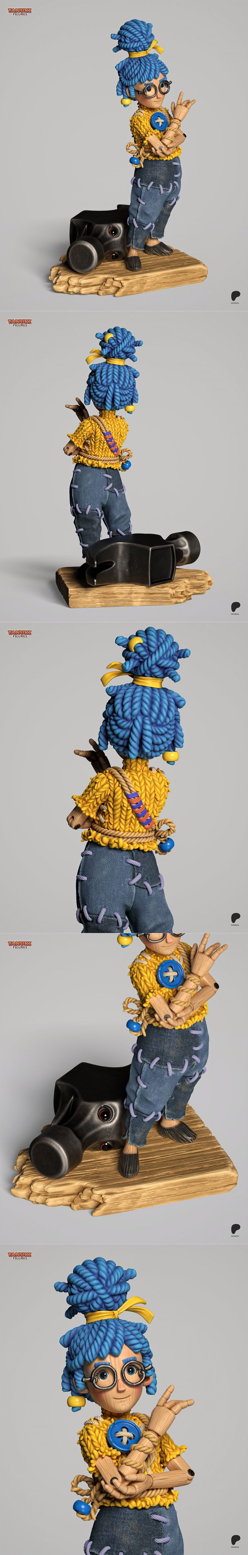 唐兔雕像 – 5月 – 3D打印模型STL|Tanuki Figures – May – 3D Print Model STL