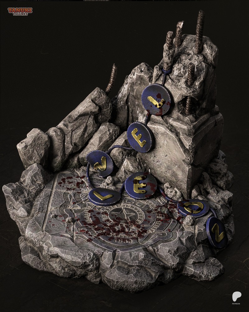 唐兔 figurine - 伦·肯尼迪 - 3D打印模型|Tanuki Figures – Leon Kennedy – 3D Print Model