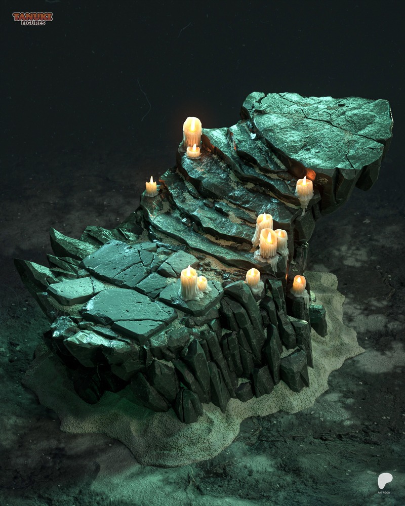 暗黑之刃3D打印模型：tanuki角色造型|Tanuki Figures – Death – Darksiders 2 – 3D Print Model