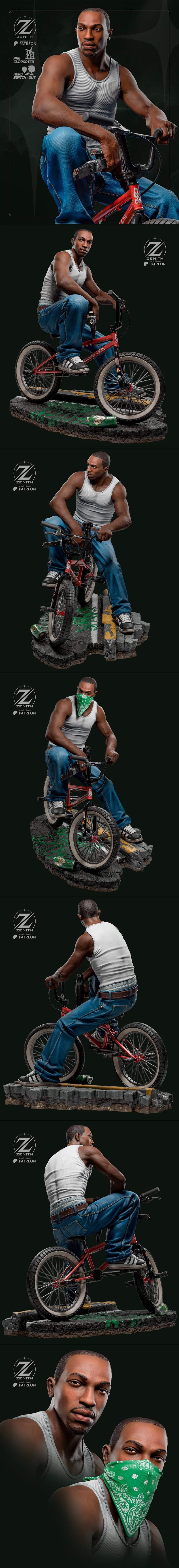 Zenith Studios – 3D打印模型 – 动漫游戏角色立体模型|Zenith Studios – CJ – 3D Print Model STL