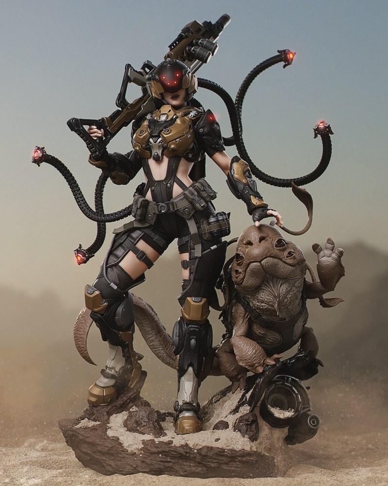 CA 3D工作室 - 3D打印模型 - Kyla角色模型|CA 3D Studios – Kyla – 3D Print Model STL