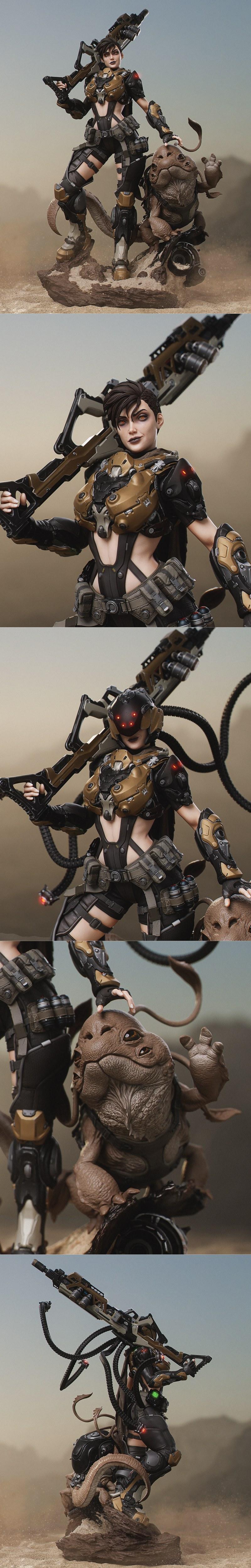 CA 3D工作室 - 3D打印模型 - Kyla角色模型|CA 3D Studios – Kyla – 3D Print Model STL