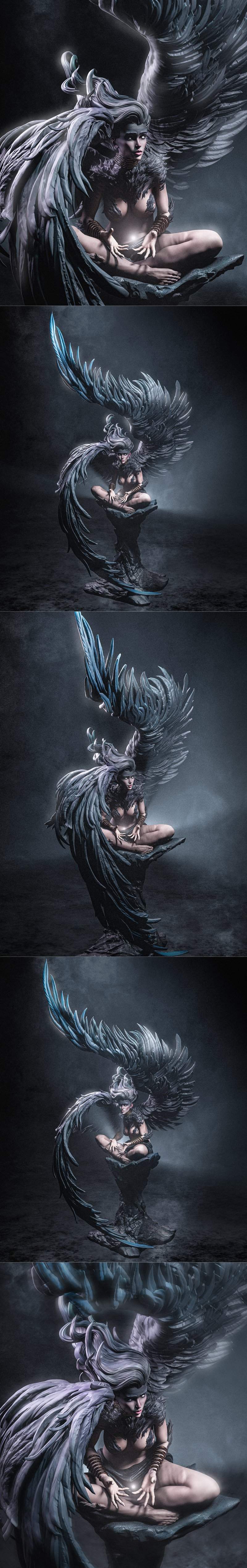 CA 3D Studios - 狮身人面像 - 3D打印模型|CA 3D Studios – Sphinx – 3D Print Model STL