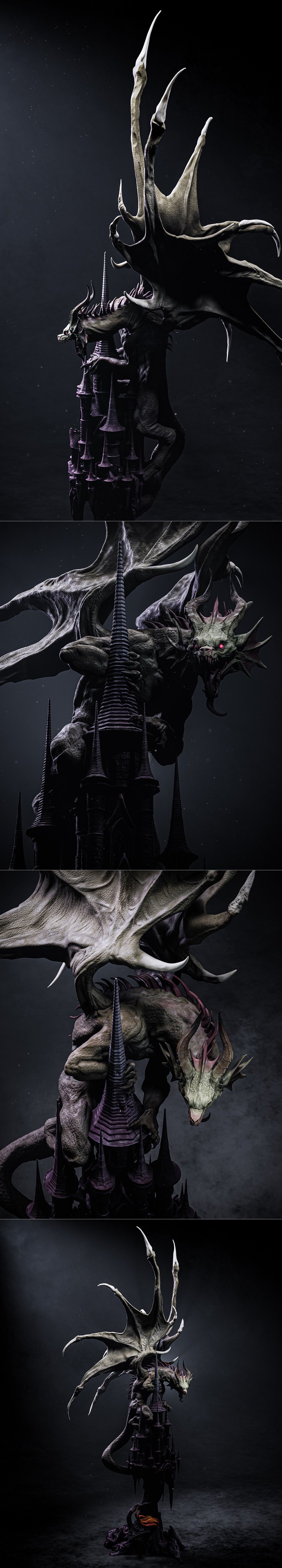 CA 3D工作室神秘龙3D打印模型|CA 3D Studios – Mysterious Dragon – 3D Print Model STL