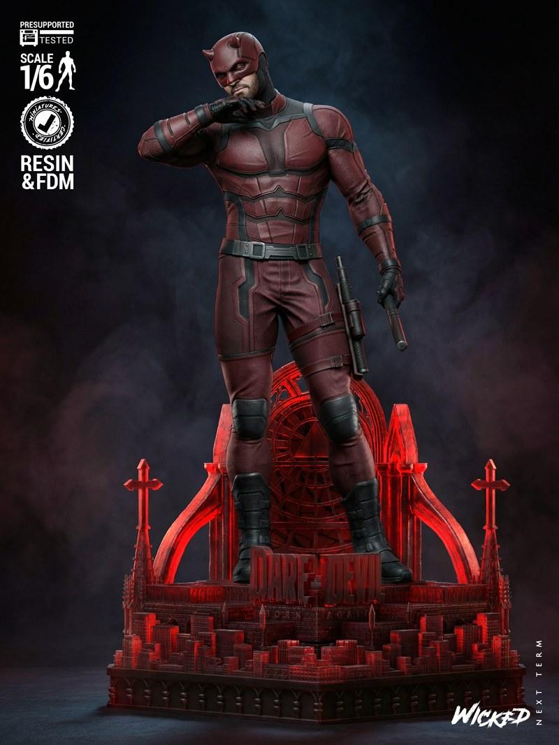 Wicked - 猛禽突袭者 3D打印模型|Wicked – Daredevil Sculpture – 3D Print Model STL