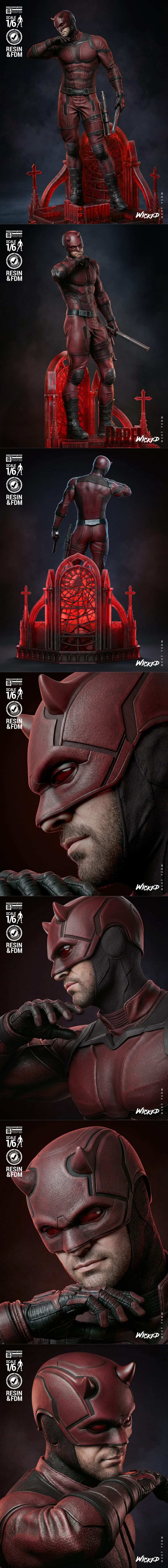Wicked - 猛禽突袭者 3D打印模型|Wicked – Daredevil Sculpture – 3D Print Model STL