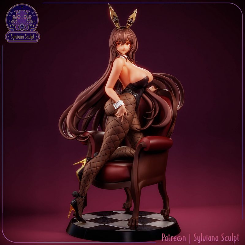Sylviana雕塑-NIKKE·诺依尔-3D打印模型|Sylviana Sculpt – NIKKE – Noir – 3D Print Model