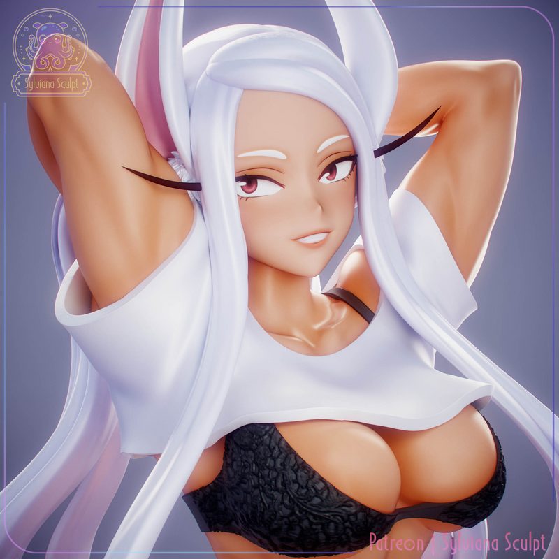 Sylviana雕塑｜我的英雄学院｜mirko｜3D打印模型|Sylviana Sculpt – My Hero Acedemia – Mirko – 3D Print Model