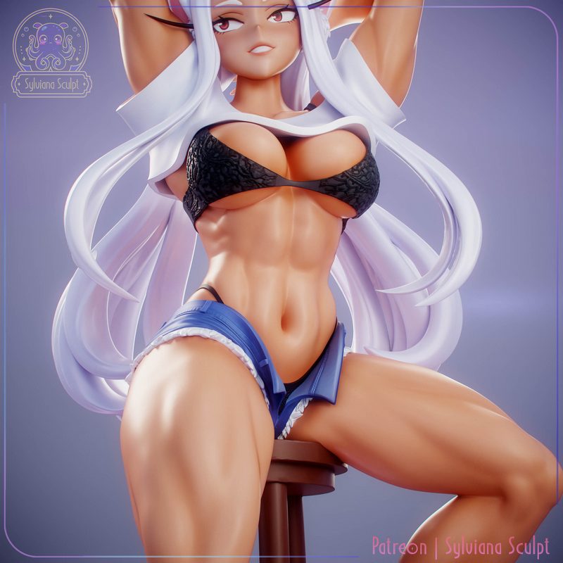 Sylviana雕塑｜我的英雄学院｜mirko｜3D打印模型|Sylviana Sculpt – My Hero Acedemia – Mirko – 3D Print Model