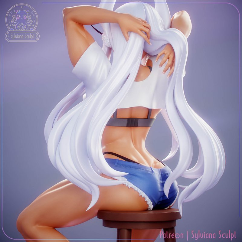 Sylviana雕塑｜我的英雄学院｜mirko｜3D打印模型|Sylviana Sculpt – My Hero Acedemia – Mirko – 3D Print Model