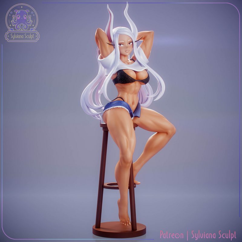Sylviana雕塑｜我的英雄学院｜mirko｜3D打印模型|Sylviana Sculpt – My Hero Acedemia – Mirko – 3D Print Model