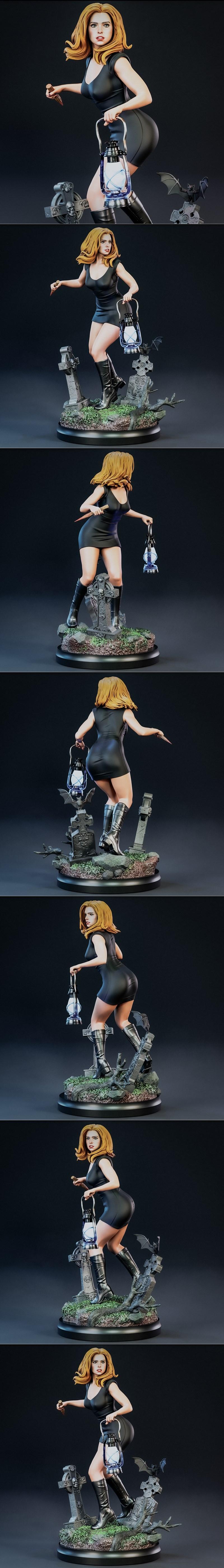 BrunoArt3D - 迪士尼公主系列 - 玛丽亚3D打印模型|BrunoArt3D – Buffy the Vampire Slayer – 3D Print Model STL