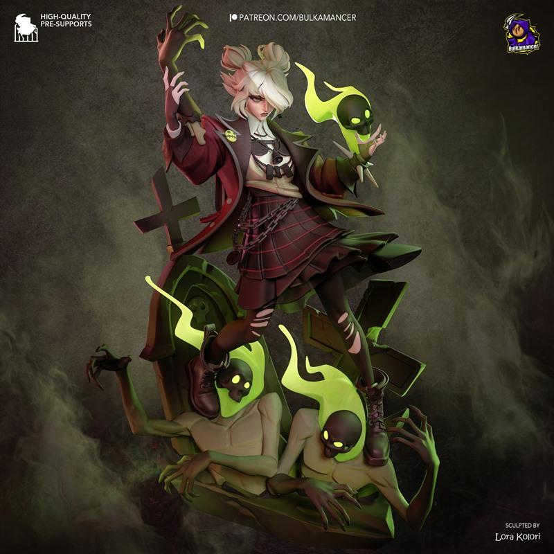 Bulkamancer系列3D打印模型：Graves与Deadlock角色造型|Bulkamancer Sculpts – Graves – Deadlock – 3D Print Model STL