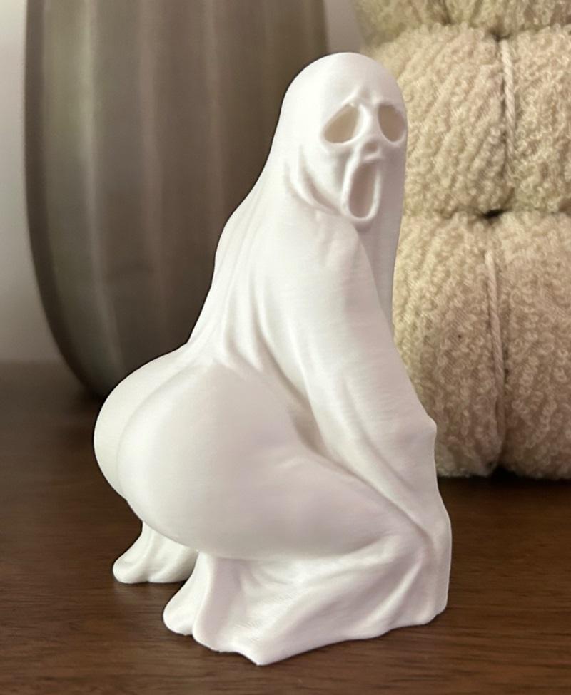 丰腴或献祭——性感恐怖鬼怪雕塑 3D打印模型|Thicc or Treat – Sexy Spooky Ghost Sculpture – 3D Print Model STL