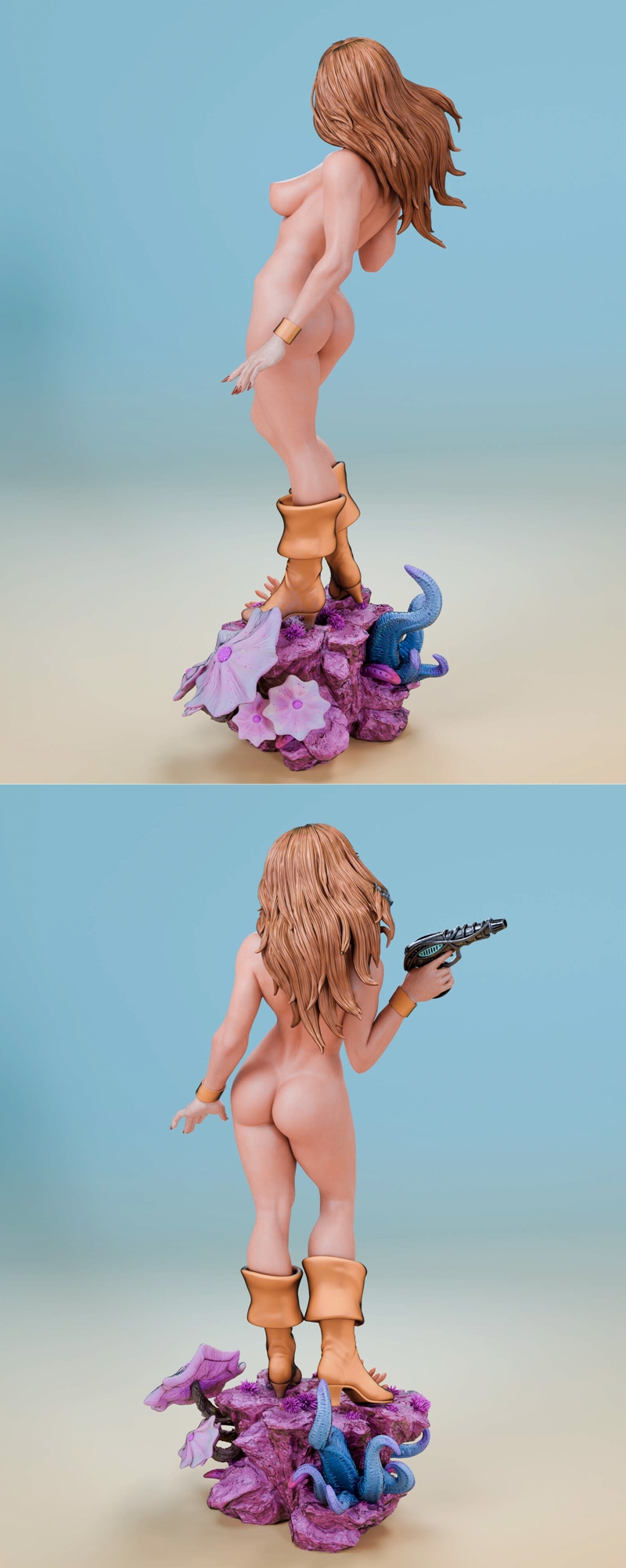 Abe3D-巴比伦娜 3D打印模型|Abe3D – Barbarella NSFW Version – 3D Print Model STL