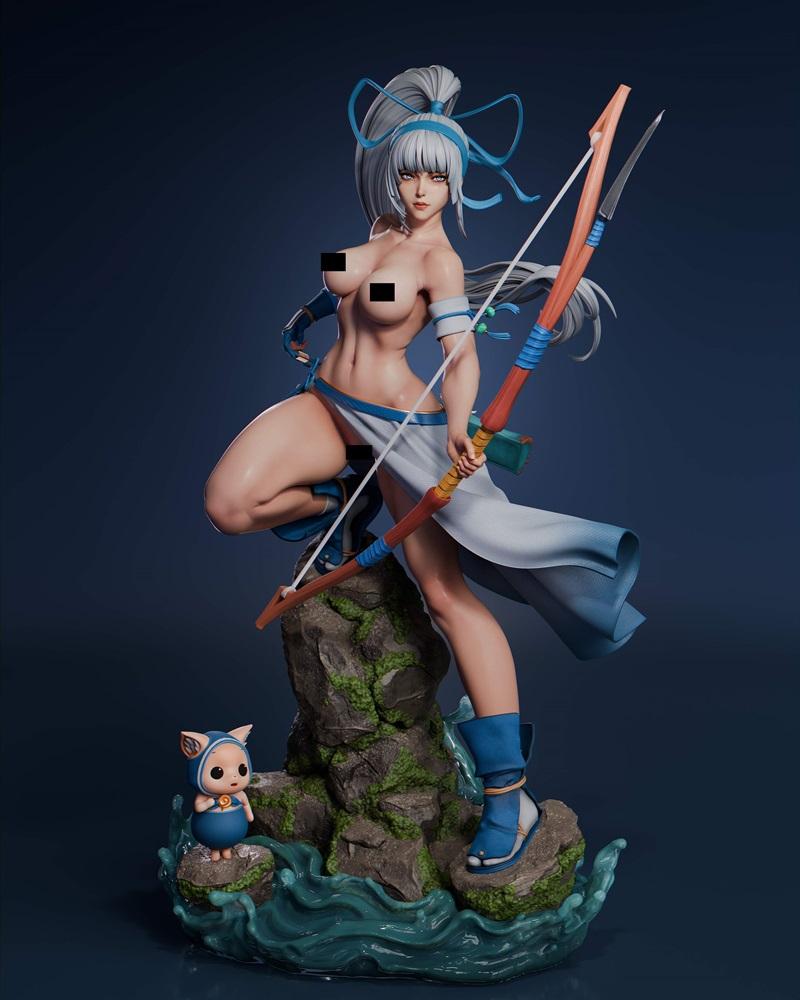 Abe3D - 机巧魔女 3D打印模型|Abe3D – Mina Majikina NSFW Version – 3D Print Model STL