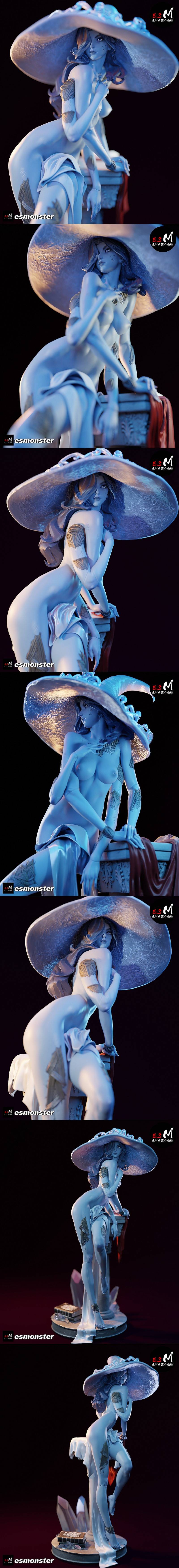 艾尔登法环 Ranni 3D打印模型|E.S Monster – Elden Ring – Ranni – 3D Print Model STL