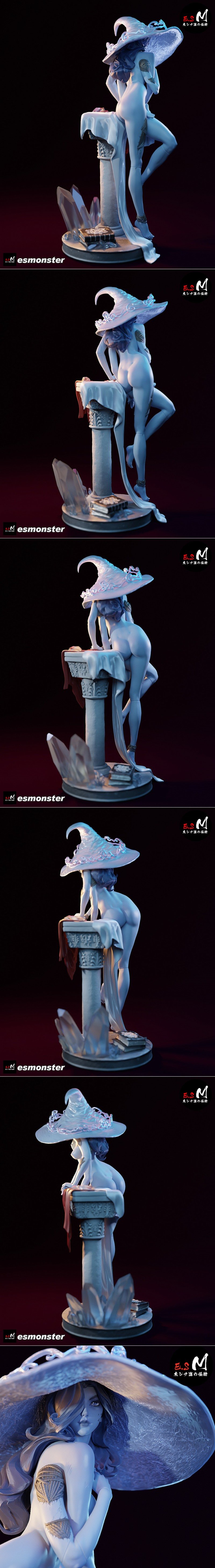 艾尔登法环 Ranni 3D打印模型|E.S Monster – Elden Ring – Ranni – 3D Print Model STL